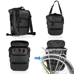 Mach 20 Liter Urban Pannier Bag Noir -Vélos Soldes 20 Liter Urban Gepaecktraegertasche Gepaecktraeger