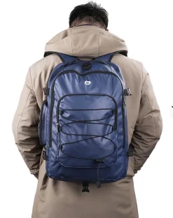 Mach 3 In 1 Multifuction Bicycle Pannier Bicycle Cargo Bag Blue -Vélos Soldes 3 in 1 Multifunktions Fahrradtasche Fahrradtasche Fahrradtransporttasche Vorne