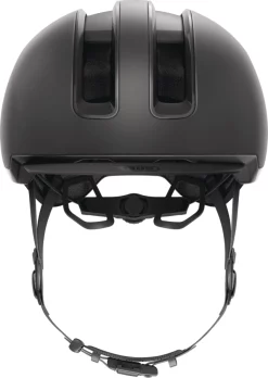 Abus Casque De Velo Urban Avec Lumiere HUD-Y Noir L -Vélos Soldes Abus Fahrradhelm Urban mit Licht HUD Y Schwarz Vorne