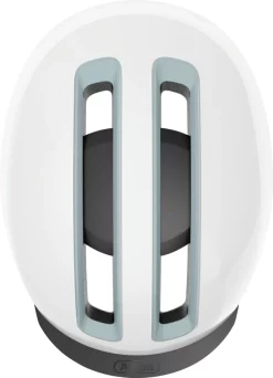 Abus Casque De Velo Urban Avec Lumiere HUD-Y Blanc M -Vélos Soldes Abus Fahrradhelm Urban mit Licht HUD Y Weiss Erwachsene