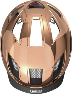 Abus Casque De Velo Urban Avec Lumiere HYBAN 2.0 Cuivre XL -Vélos Soldes Abus Fahrradhelm Urban mit Licht HYBAN 2.0 Kupfer Erwachsene