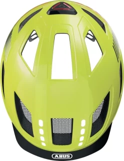 Abus Casque De Velo Urban Avec Lumiere Hyban 2.0 LED Jaune M -Vélos Soldes Abus Fahrradhelm Urban mit Licht Hyban 2.0 LED Gelb Erwachsene