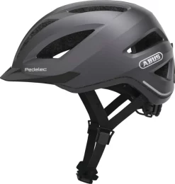 Abus Casque De Velo Urban Avec Lumiere PEDELEC 1.1 Gris M