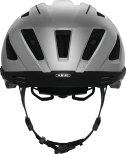 Abus Casque De Velo Urban Avec Lumiere PEDELEC 2.0 Gris S -Vélos Soldes Abus Fahrradhelm Urban mit Licht PEDELEC 2.0 Grau Vorne