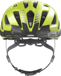 Abus Casque De Velo Urban Avec Lumiere URBAN-I 3.0 SIGNAL Jaune S -Vélos Soldes Abus Fahrradhelm Urban mit Licht URBAN I 3.0 SIGNAL Gelb Vorne