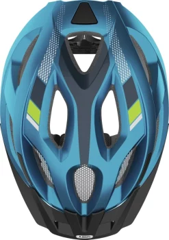 Abus Casque De Velo Avec Lumiere Aduro 2.0 Bleu S -Vélos Soldes Abus Fahrradhelm mit Licht Aduro 2.0 Blau Erwachsene