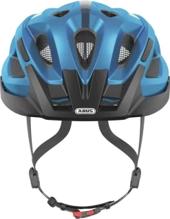 Abus Casque De Velo Avec Lumiere Aduro 2.0 Bleu S -Vélos Soldes Abus Fahrradhelm mit Licht Aduro 2.0 Blau Vorne