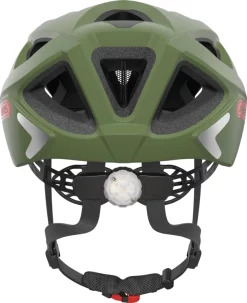 Vélos Soldes -Vélos Soldes Abus Fahrradhelm mit Licht Aduro 2.0 Gruen Hinter