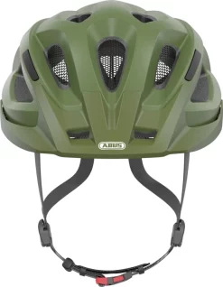 Abus Casque De Velo Avec Lumiere Aduro 2.0 Vert L -Vélos Soldes Abus Fahrradhelm mit Licht Aduro 2.0 Gruen Vorne