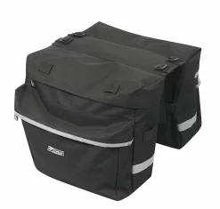 Sacoche Velo Double Force Double Noir 2x10 L