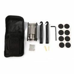 Mickcara Mtb Road Bike Tyre Glue Free Tire Patch Multi-functional Bicycle Repair Tool Kit Axle Bike Repair Tool Fit -Vélos Soldes 146111695 max