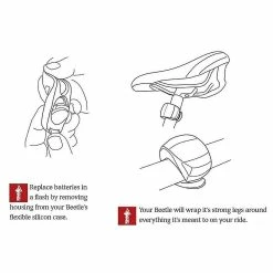 Unbranded Led Silicone Bicycle Front Rear Light Set 3 Modes Imperméable à L’eau VTT Mountain Road Bike Cyclisme Headligh -Vélos Soldes 398559451 max