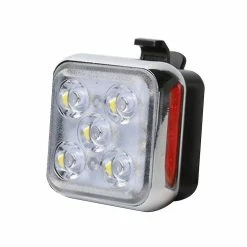 Unbranded Mountain Bike Tail Light Usb Rechargeable Bicycle Light, Blanc