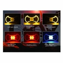 Unbranded Vélo Vélo Lumière Usb Led Rechargeable Set VTT Road Bike Lampe, Vert -Vélos Soldes 473989683 max