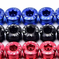 Unbranded Litepro 5pcs Bicycle Wheel Bolt Crankset Bike Parts Rouge -Vélos Soldes 473994794 max