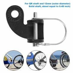 Aowear 2 Pcs 12mm Attelage Pour Burley Bike Remorques Remplacement - Attelage Attelage -Vélos Soldes 537035698 max