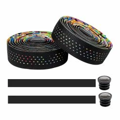 Unbranded 2 Pièces Bike Handle Bar Tapes Anti-dérapant Road Wraps Imperméable à L’eau Choc