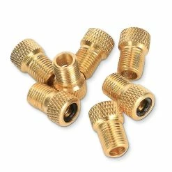 Unbranded 4pcs / Set Presta Valves Converter Bicycle Bike Tire Valve Adapter Cycling Bicycle Pump Tool Pump Accessoires Alloy Metal