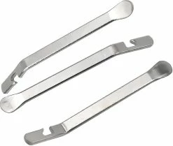 Unbranded 3pcs Acier Inoxydable Bicycle Tire Levers Metal Tyre Spoon Iron Changing Tool Bike Tire Levers To Repair Bike Tube Bike Tire Repair Tools Bike Tube Rep