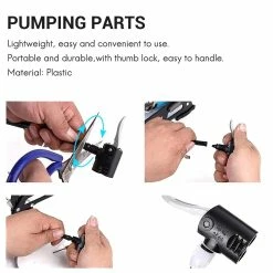 Nw 1776 Compatible Avec Bike Dual Head Pump Nozzle Valve Connector Hose Adapter Pumping Parts -Vélos Soldes 768990928 max